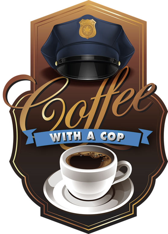 photo of coffe with a cop logo