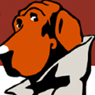 photo of cartoon dog, prevention of crime logo