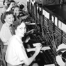 Telephone operators, 1952