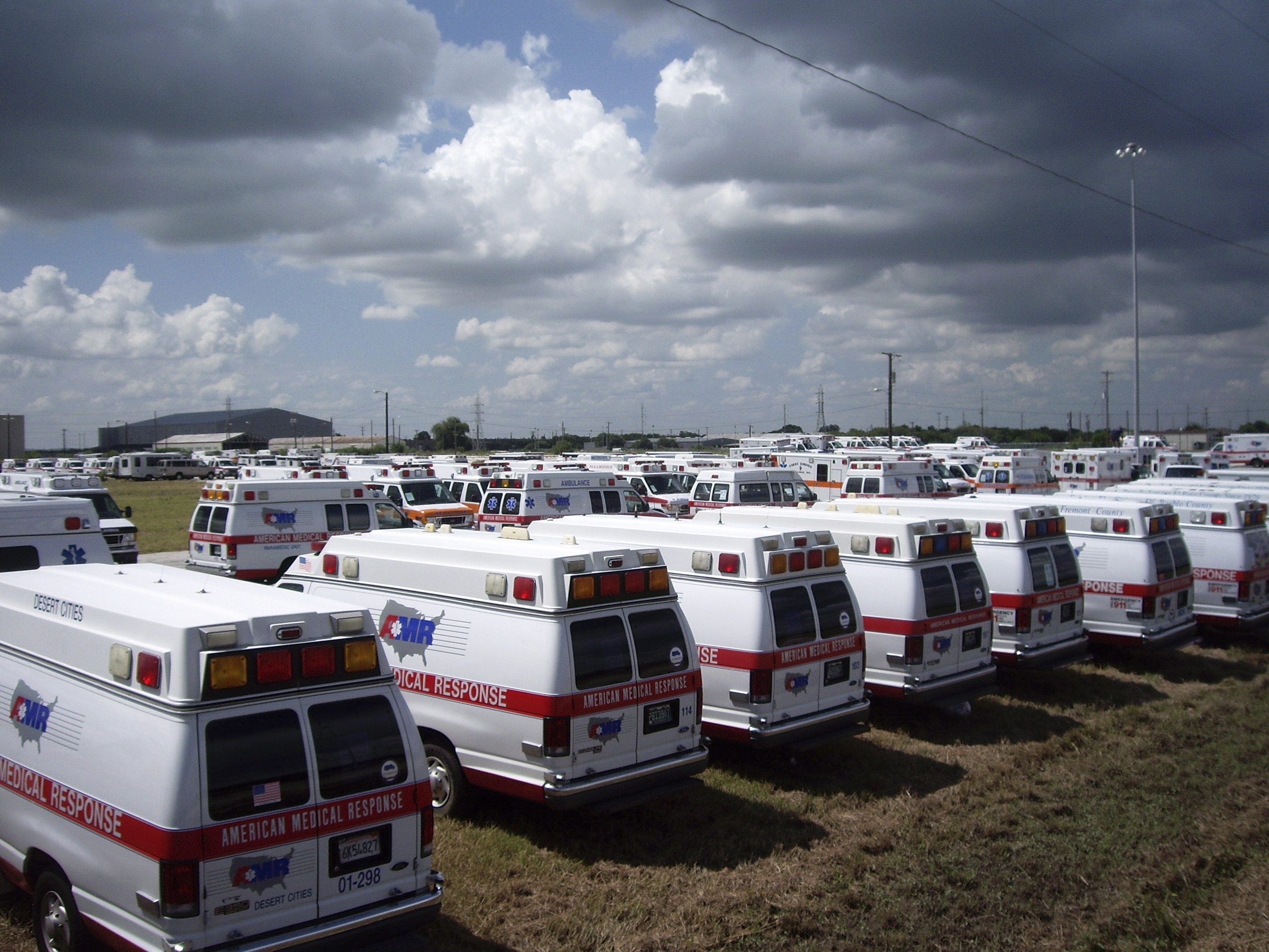 photo of ambulances