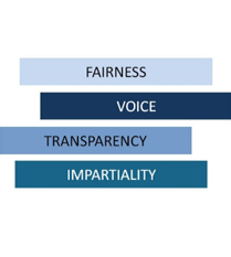 Fairness, Voice, Transparency, Impartiality