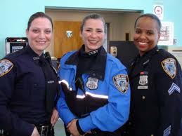 photo of three female officers smiling