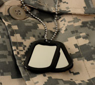 photo of dog tags