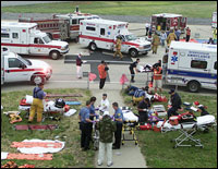 photo of a mass casualty event