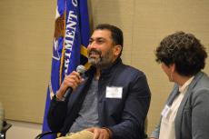 Pardeep Kaleka, Author, Clinician, and Founder of Serve2Unite.org, speaking at the roundtable